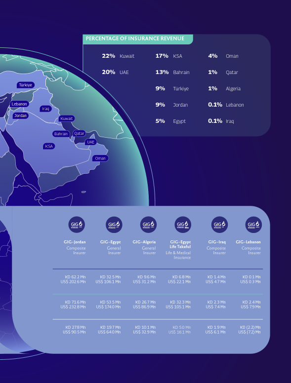 Static revenue map infographic
